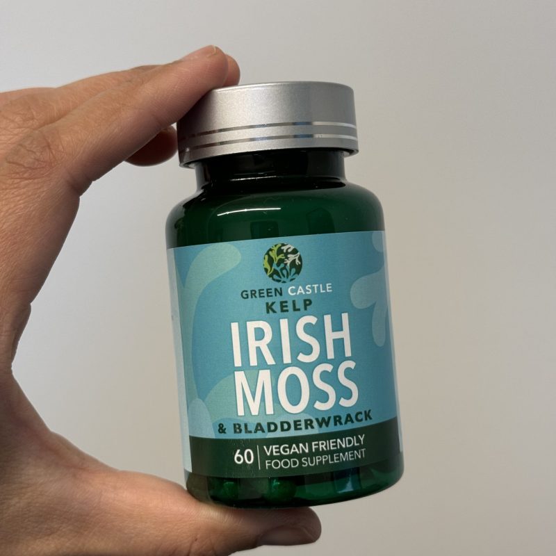 “Organic Irish Moss Capsules for immune and digestive support”